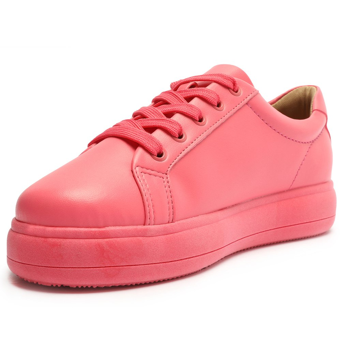 Tênis Flatform Comfy Rosa Babi