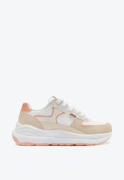 Tênis Laranja E Nude Anacapri Sporty Robusto