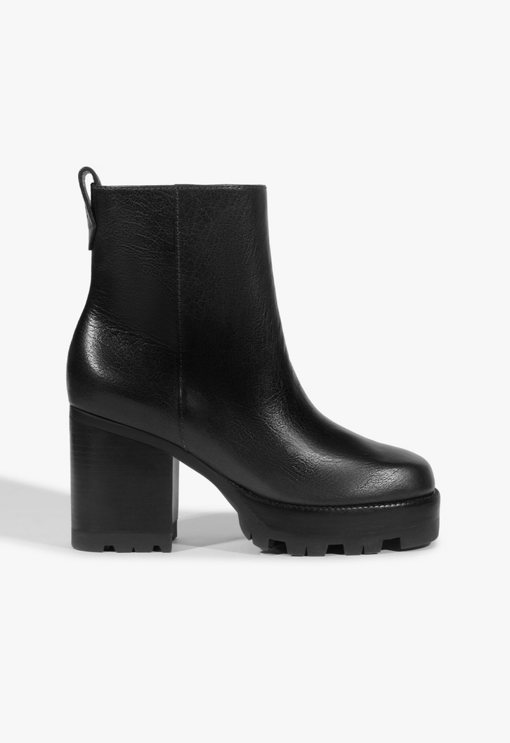 Bota 240 Couro Preta