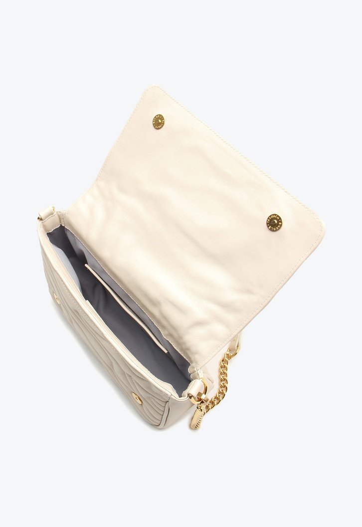 Bolsa Tiracolo Waves Pequena Bege