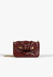Bolsa Lacey Pequena Tiracolo Cherry Wine