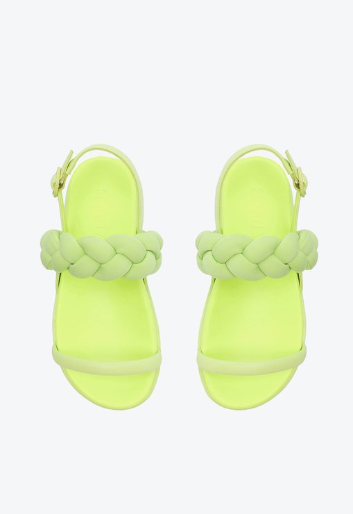 Sandália Papete Braider New Gen Verde Neon