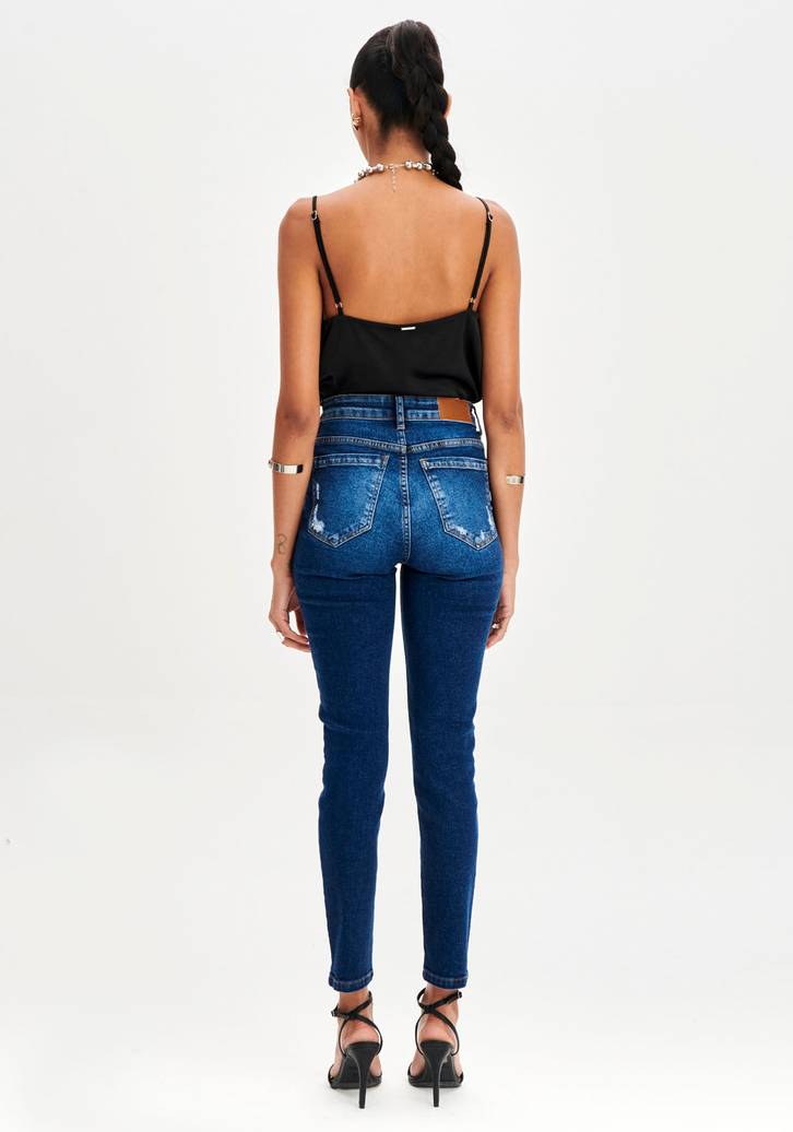 Calça Ankle Azul My Favorite Things Jeans
