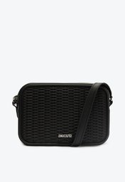 Bolsa Tiracolo Preta Anacapri Média Tressê Injetada