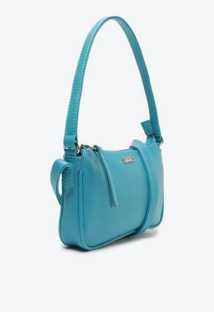 Bolsa Crossbody Azul Anacapri Baguete Básica Pequena