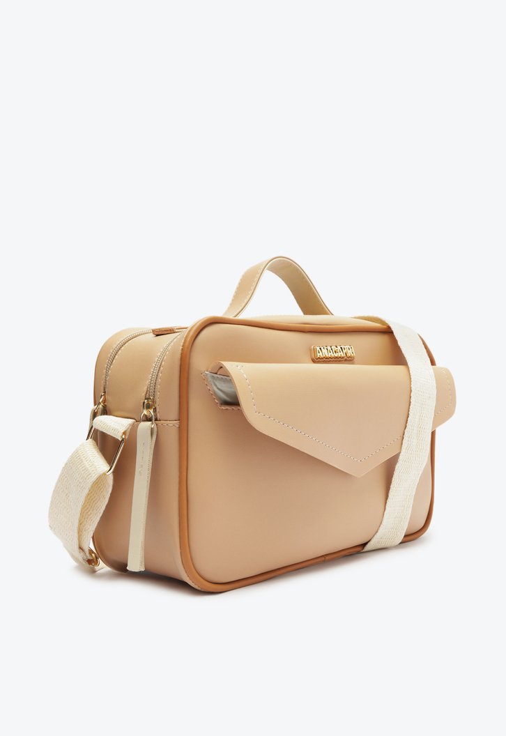 Bolsa Crossbody Nude Anacapri Grande Bolso Envelope