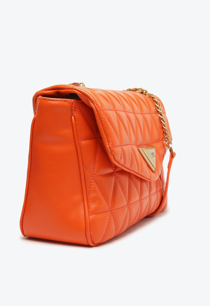 Bolsa Tiracolo Laranja Schutz Grande Matelassê 944