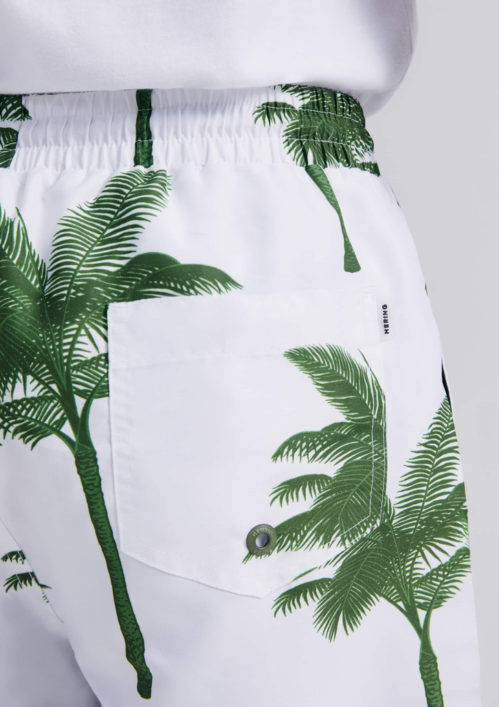 Shorts Branco Hering Praia Estampado