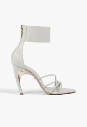 Sandália Cinza Schutz Curve Heels | ZZ MALL