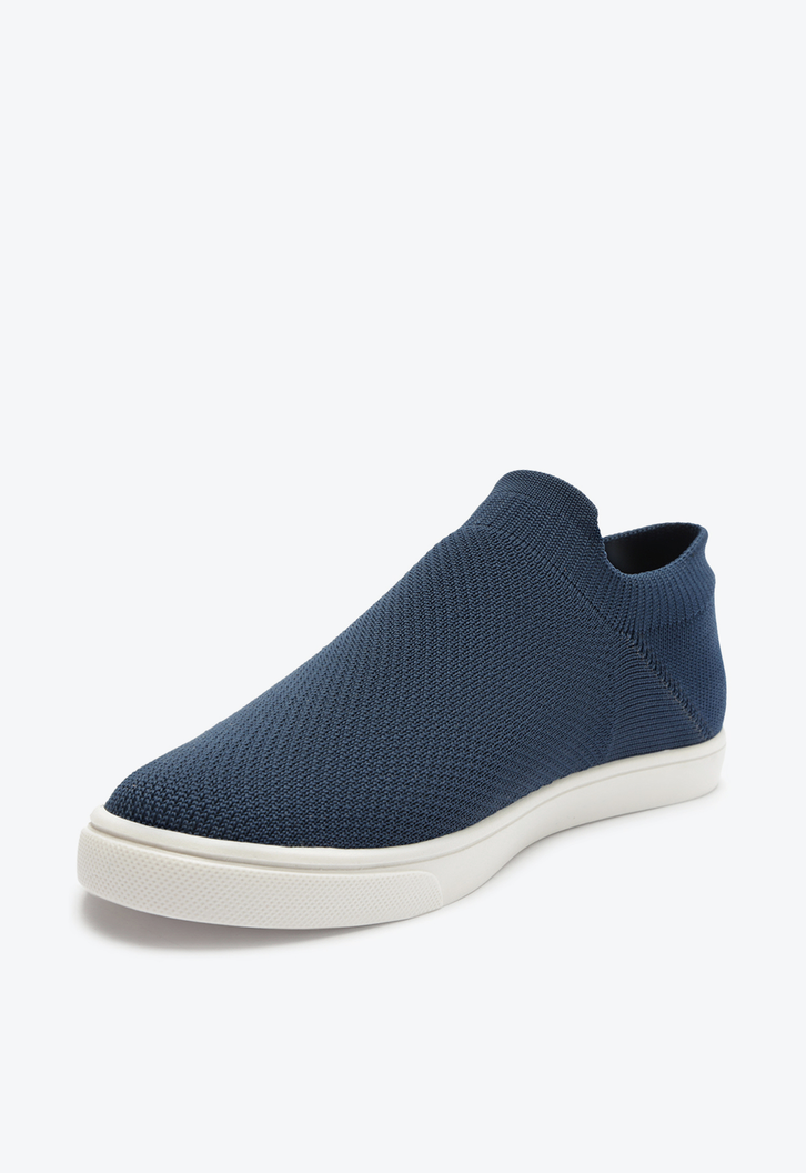 Tênis Slip On Azul Anacapri Knit Mono