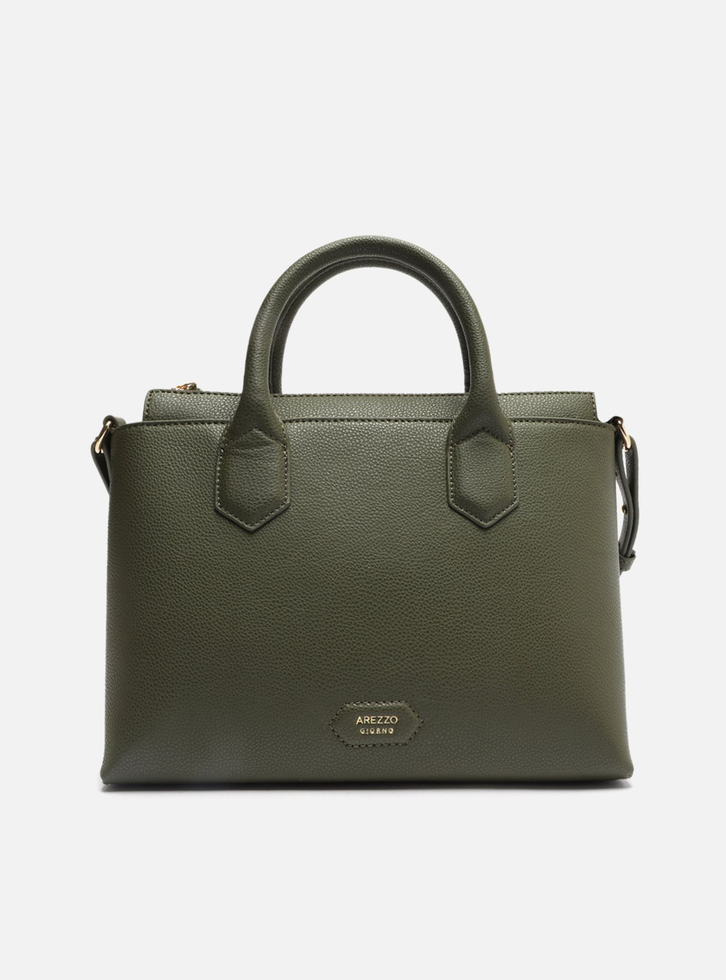 Bolsa Tote Verde Arezzo Musgo Pequena