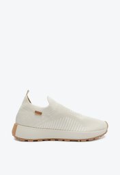 Tênis Slip On Branco Anacapri Knit Lavínia
