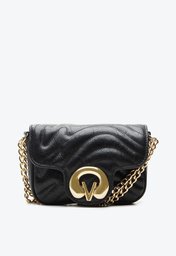 Bolsa Tiracolo Preta Vicenza Lily Pequena
