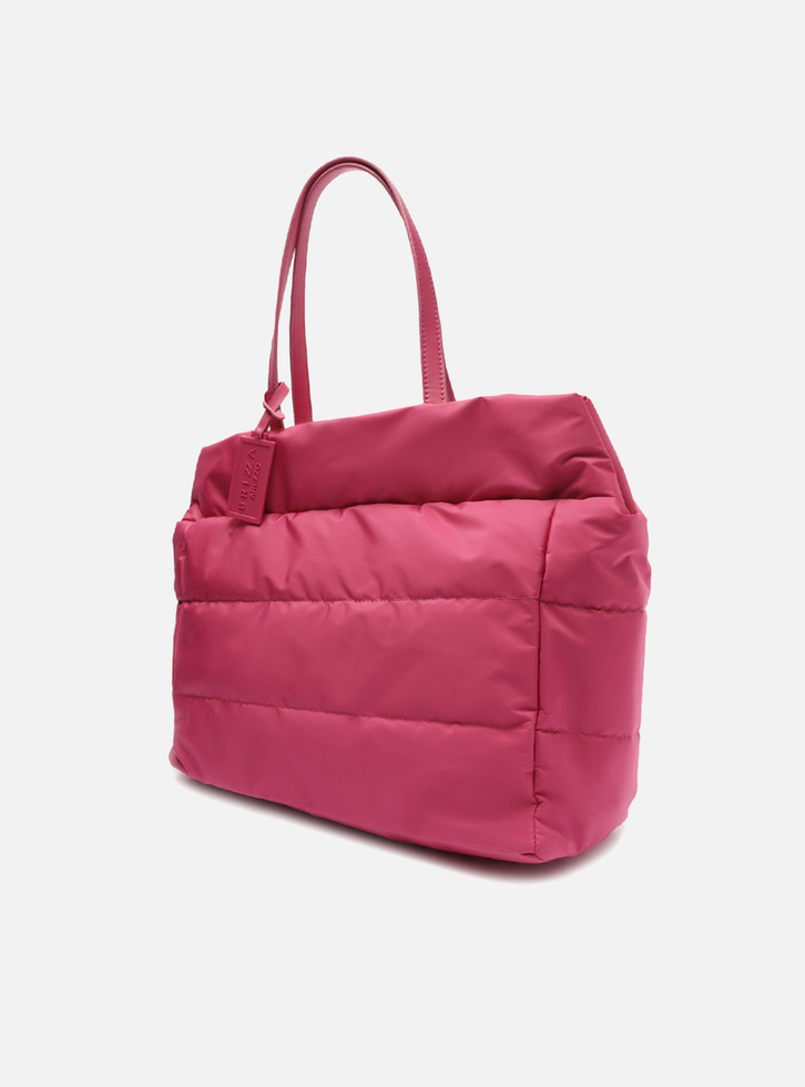 Bolsa Shopping Rosa Brizza Nylon Gigi Grande