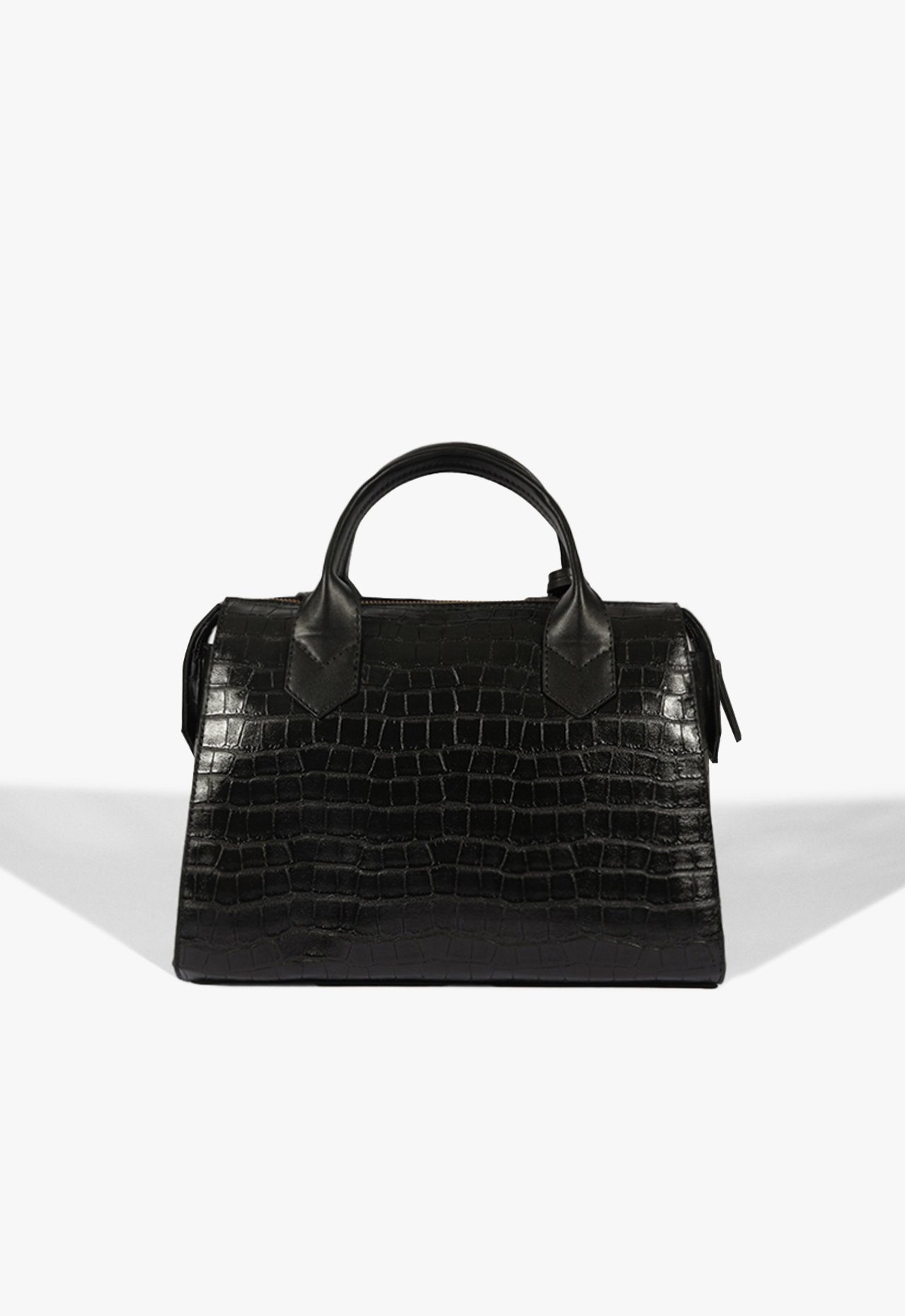 Bolsa Bowling Nay Croco Preta | ZZ MALL