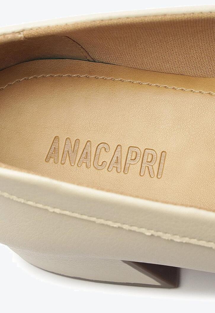 Mocassim Salto Bloco Loafer Branco
