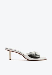 Mule Dethalia Pin Couro Prata