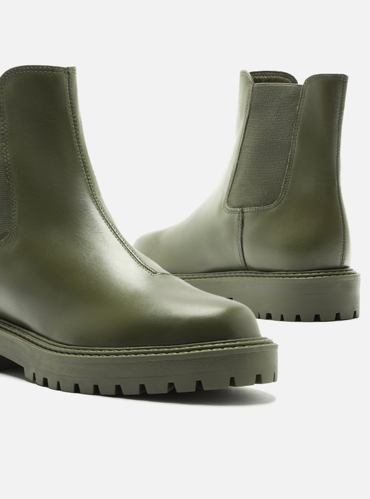 Bota Verde Arezzo Musgo Tratorada