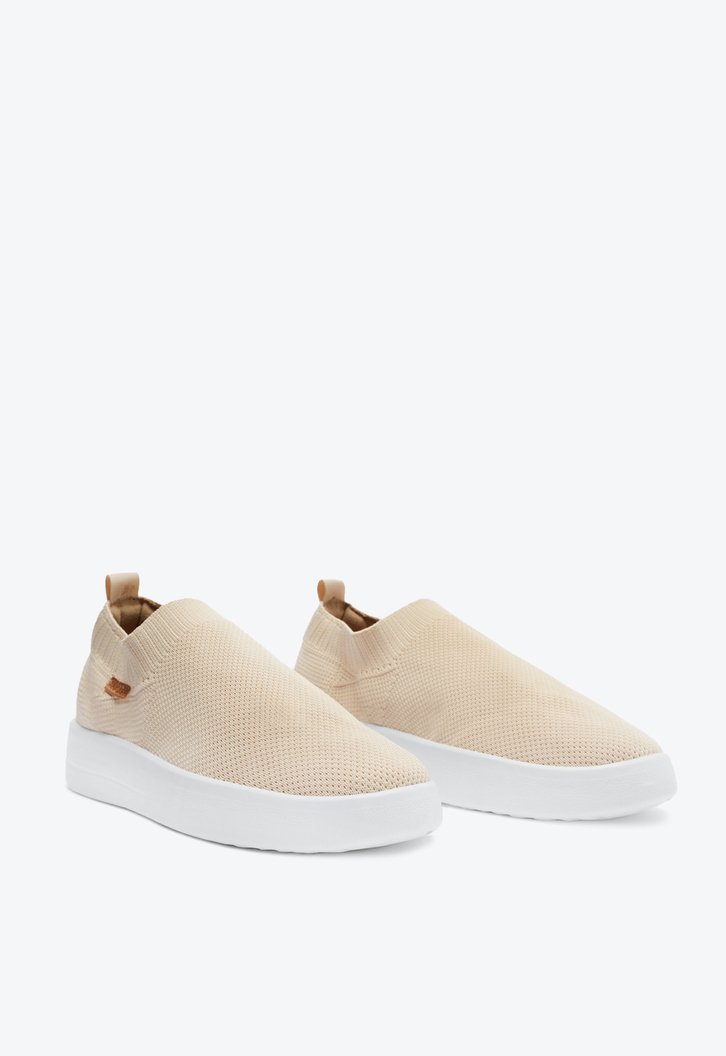 Tênis Slip On Nude Anacapri Sola Alta Knit