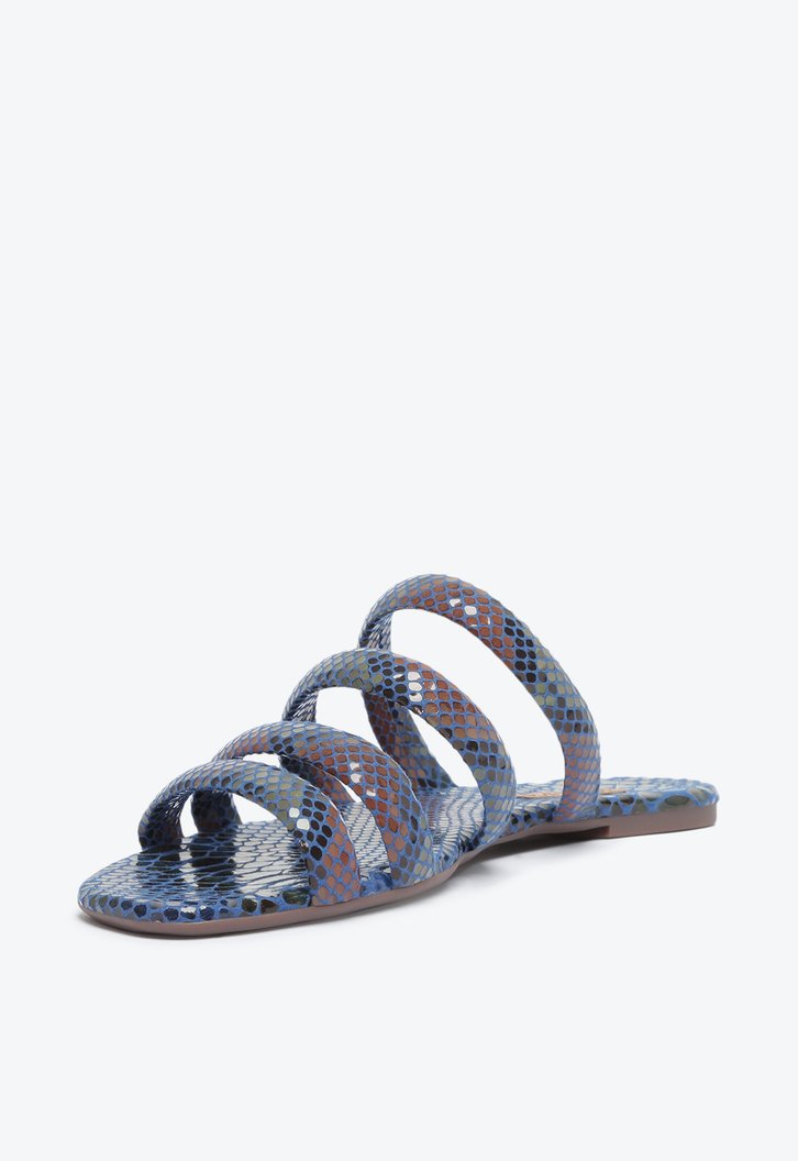RASTEIRA AZUL ANACAPRI SNAKE TIRAS ARREDONDADAS