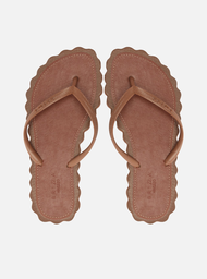 Chinelo de Dedo Marrom Recouro Daisy