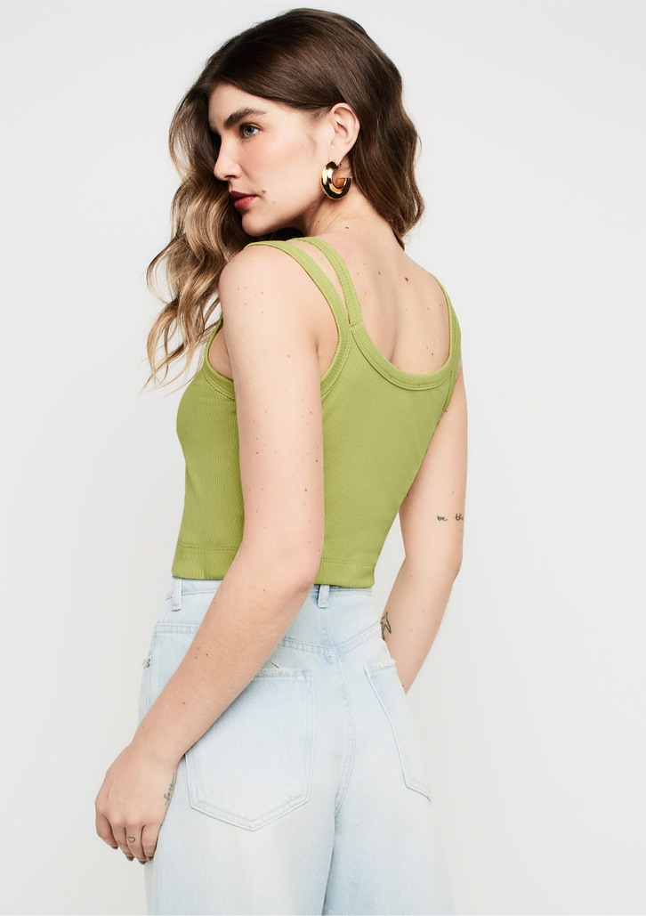 Calça Jeans Azul Claro Dzarm Wide Leg Slim Cintura Alta