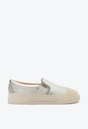 Tênis Slip On Prata Anacapri Sola Alta Alê