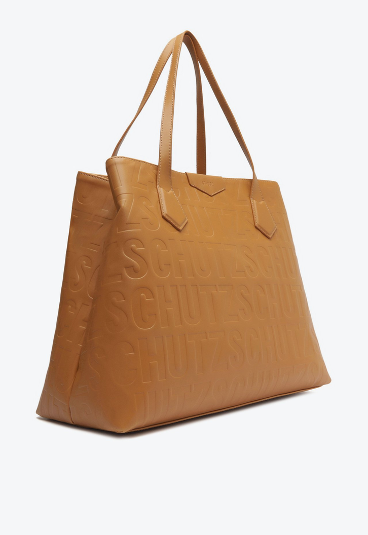 Bolsa Shopping Marrom Schutz Grande Trixie | ZZ MALL