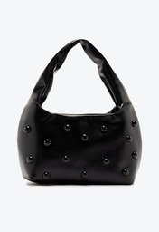 Bolsa Shopping Média Adorno Preta