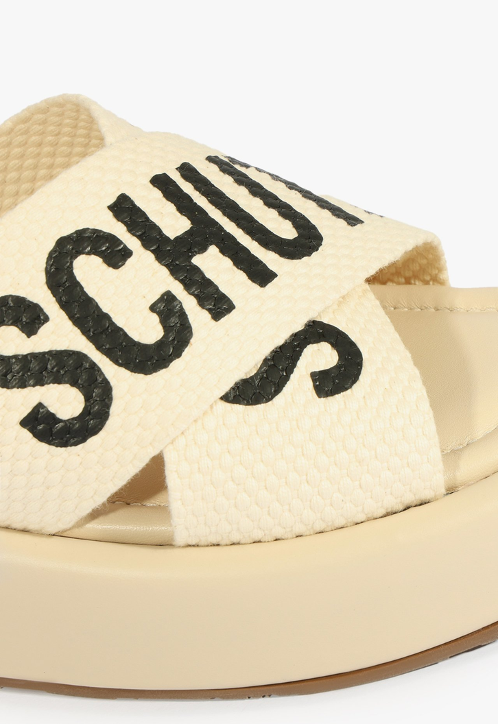 Sandália Plataforma X Schutz Branca | ZZ MALL