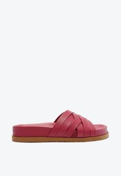 Chinelo Slide Rosa Anacapri Entrelaçado