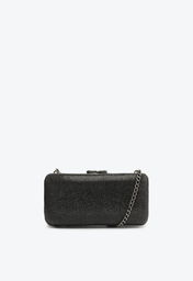 Clutch Preta Schutz Pequena Tecido