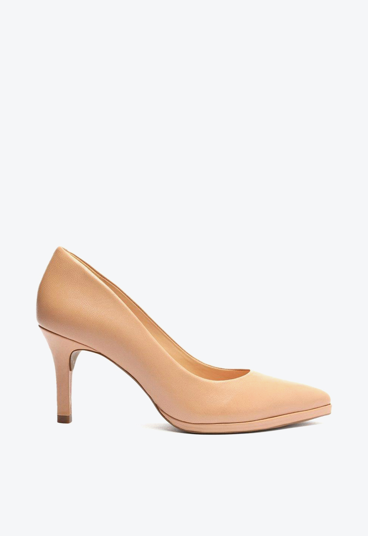 Scarpin nude arezzo sales
