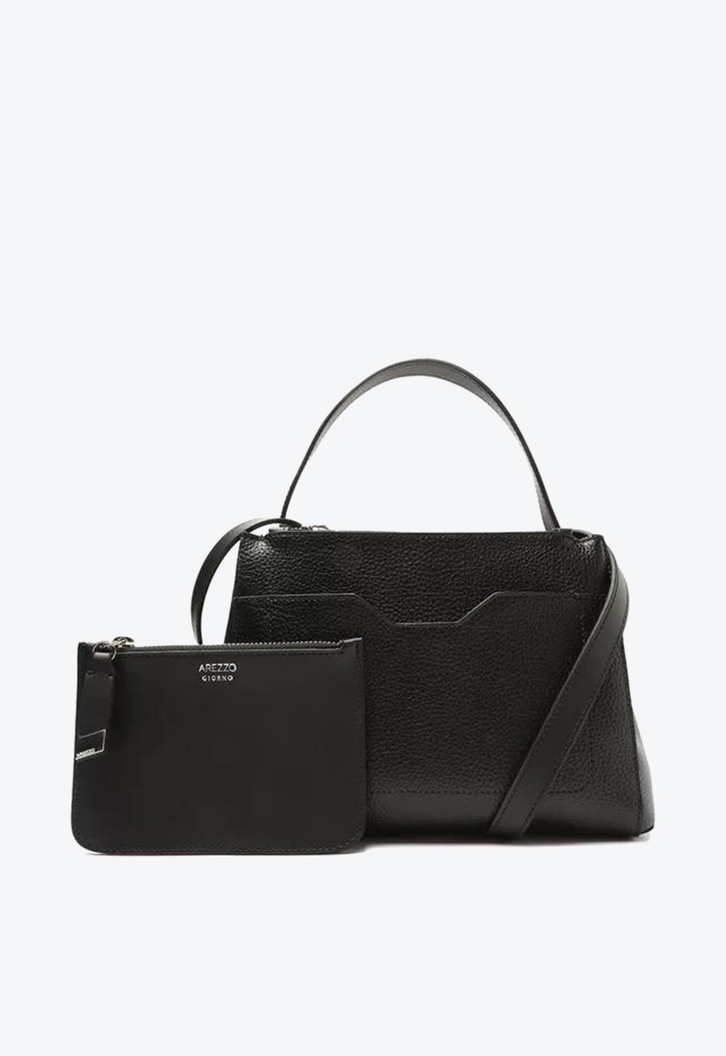 Bolsa Tote Preta Arezzo Emilly Média