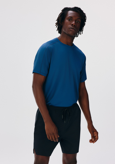 Bermuda Esportiva Preta Hering Masculina Secagem Rápida