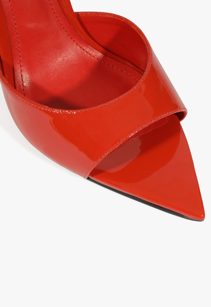 Tamanco Michella Verniz Vermelho
