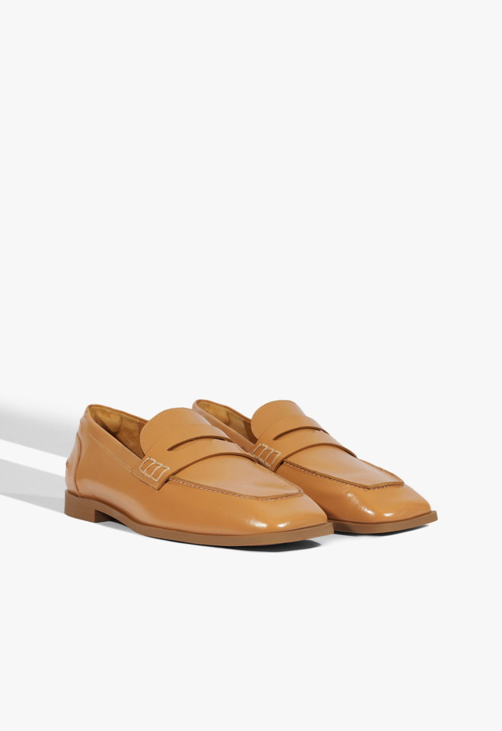 Loafer Fresh Boho Couro Marrom