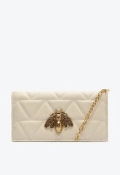 Bolsa Carteira Branca Schutz Believe Matelassê Couro