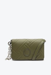 Bolsa Tiracolo Verde Anacapri Estruturada Correntes Média
