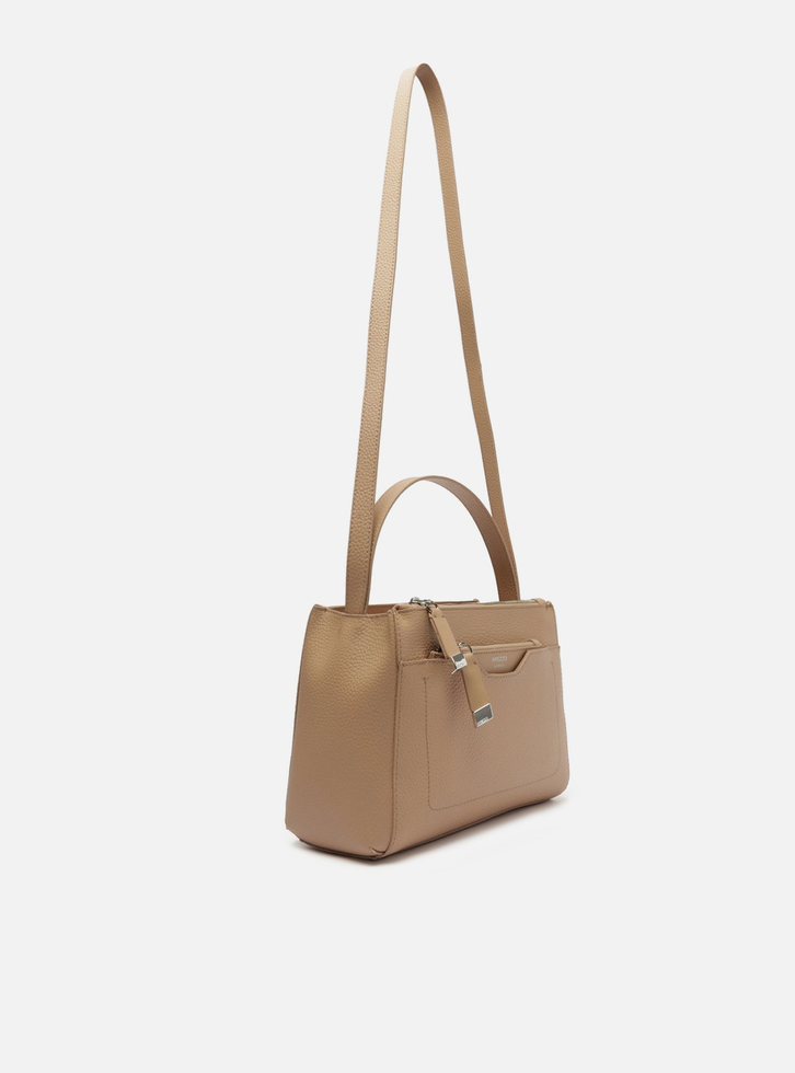 Bolsa Tote Nude Arezzo Emilly Média