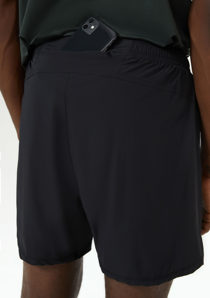 Shorts Esportivo Preto Hering Sports Runner Easy Care