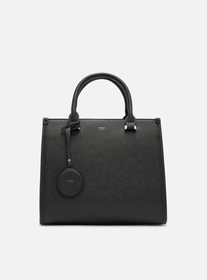 Bolsa Preta Tote Média | ZZ MALL