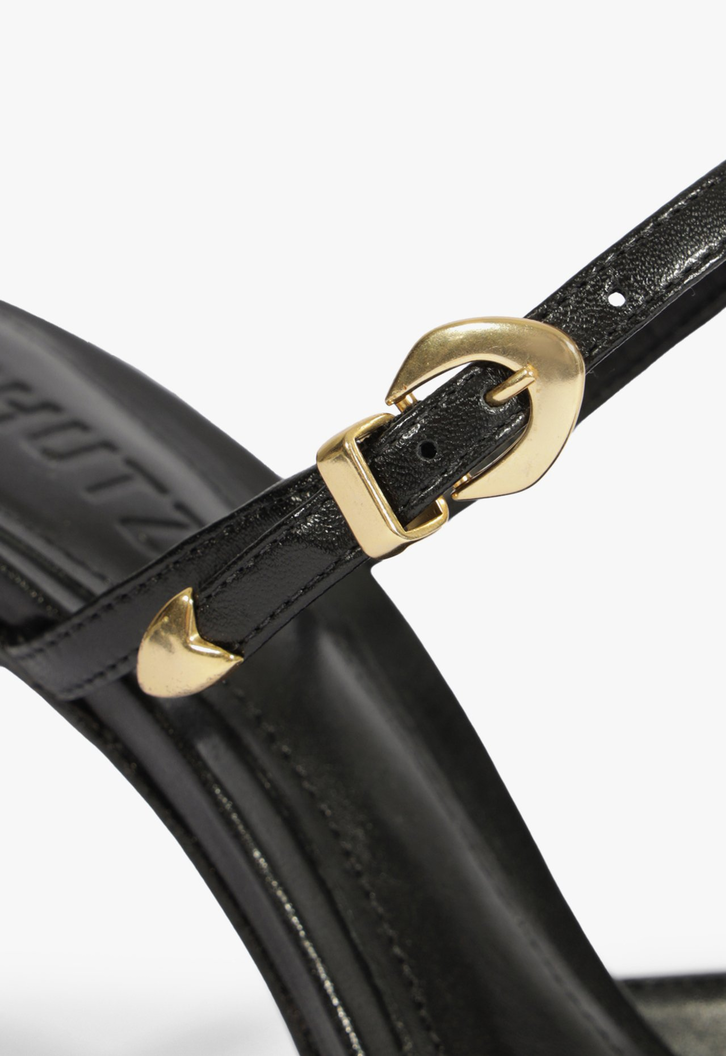 Mule Charlotte Couro Preta