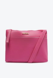 Bolsa Tiracolo Rosa Anacapri Bolso Frontal Média