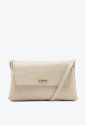 Crossbody Cinza Anacapri Aba Retangular Média