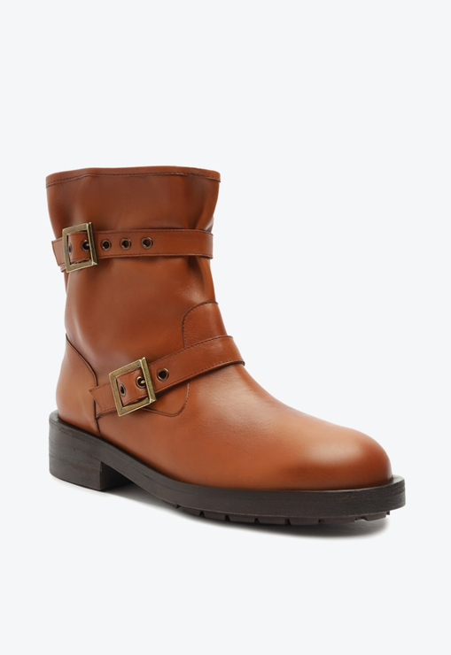Bota Bronson Couro Marrom