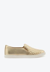TÊNIS SLIP ON DOURADO ANACAPRI MATELASSÊ