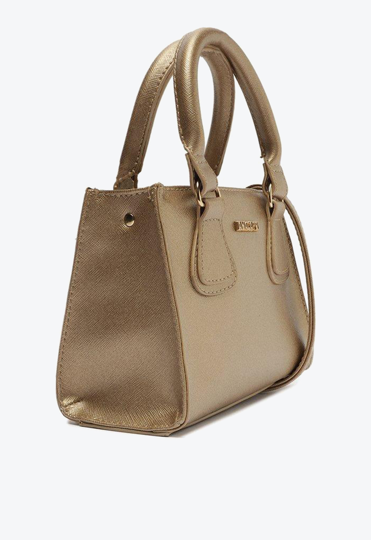 Bolsa Tote Mini Dourada Anacapri Londres
