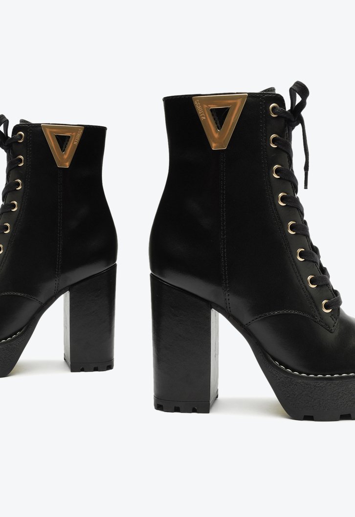Bota Preta Schutz Theo High Couro
