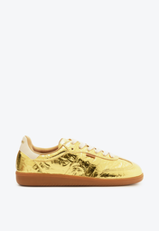 Tênis De Amarrar Dourado Anacapri Ouro